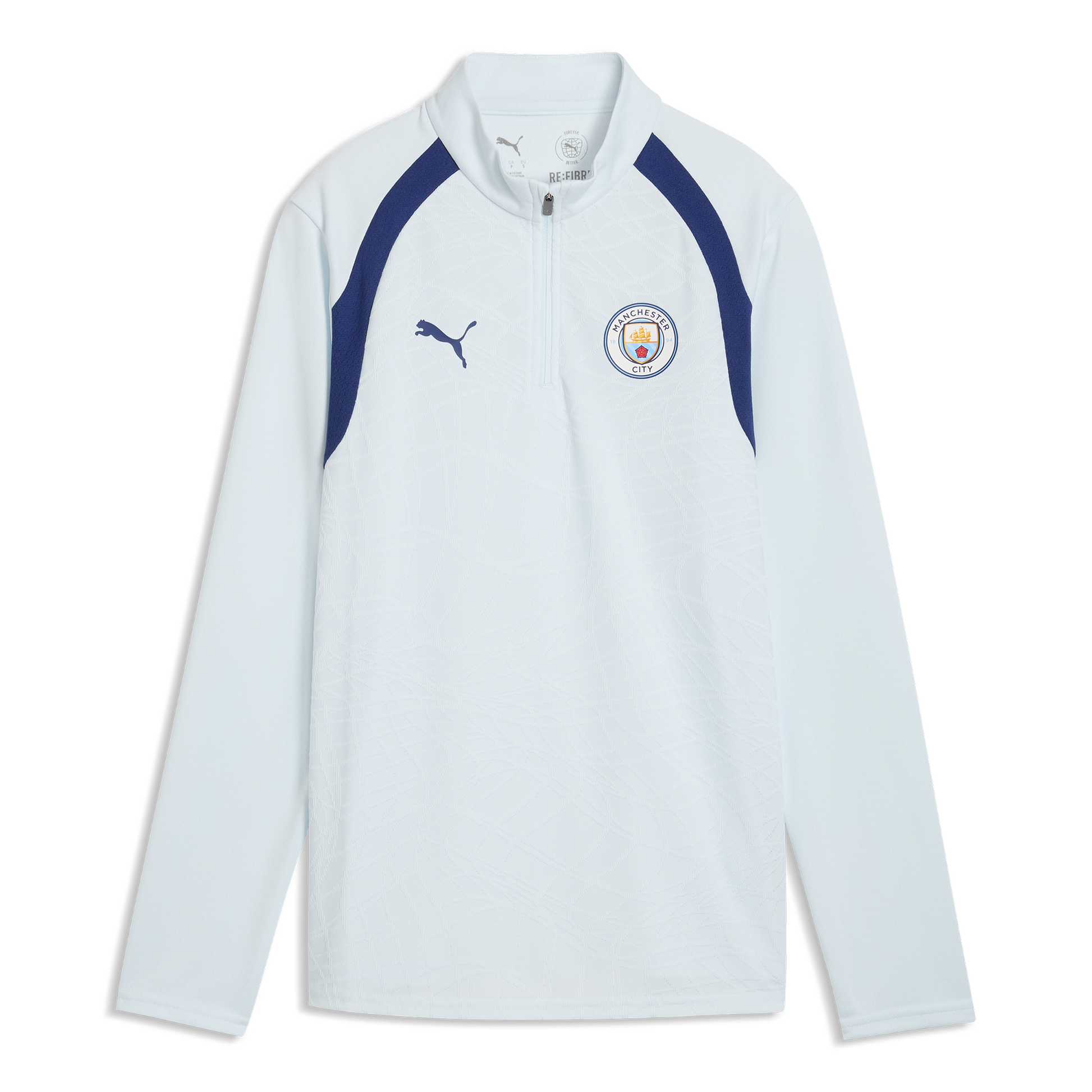 Women's Manchester City Training 1/4 Zip Top 2026/27 - Dewdrop-Blue Jewel