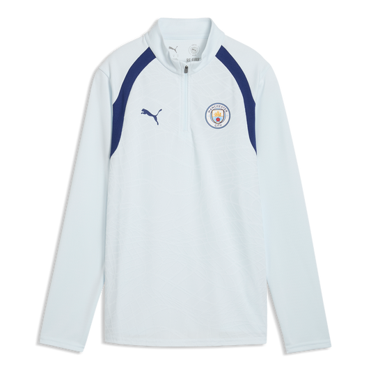 Women's Manchester City Training 1/4 Zip Top 2026/27 - Dewdrop-Blue Jewel