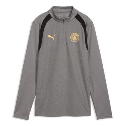 Women's Manchester City Training 1/4 Zip Top 2026/27 - Cast Iron-Flaxen