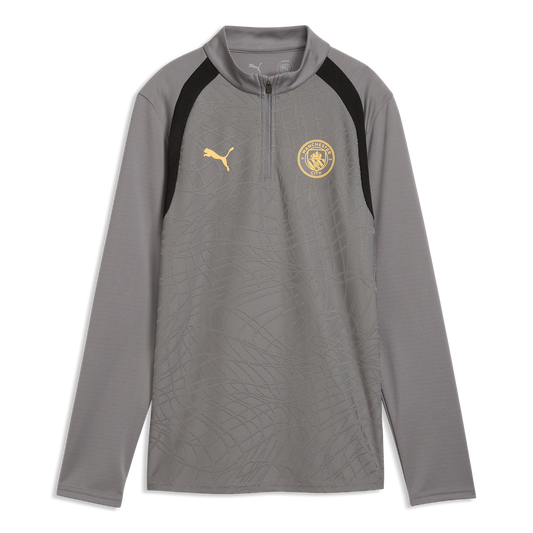 Women's Manchester City Training 1/4 Zip Top 2026/27 - Cast Iron-Flaxen