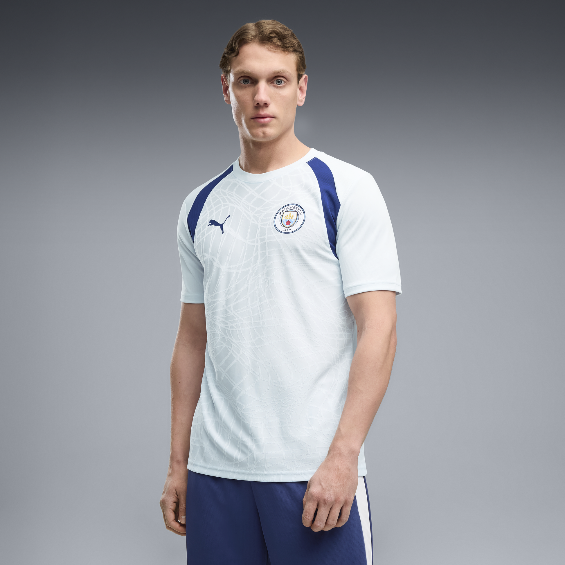 Manchester City Training Jersey 2026/27 - Dewdrop-Blue Jewel