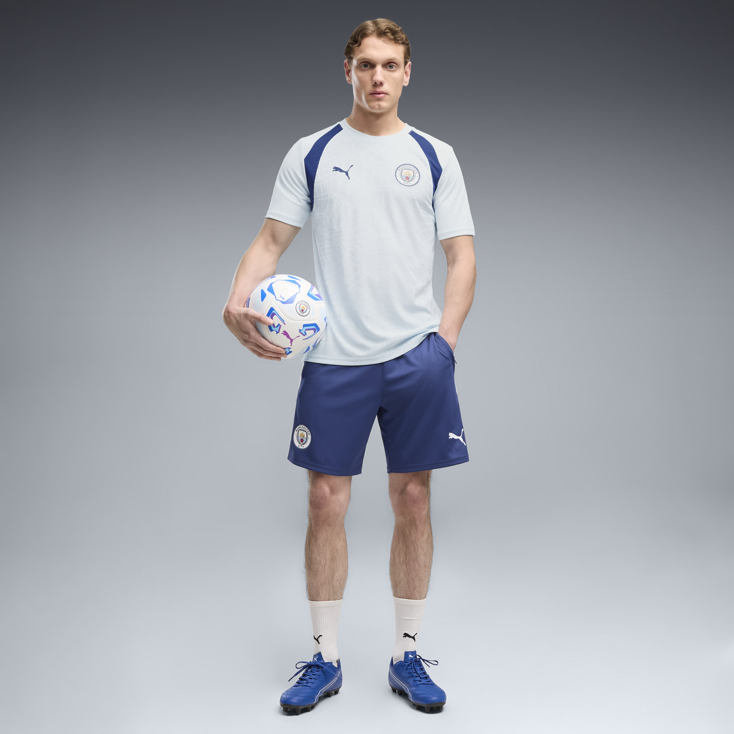 Manchester City Training Jersey 2026/27 - Dewdrop-Blue Jewel