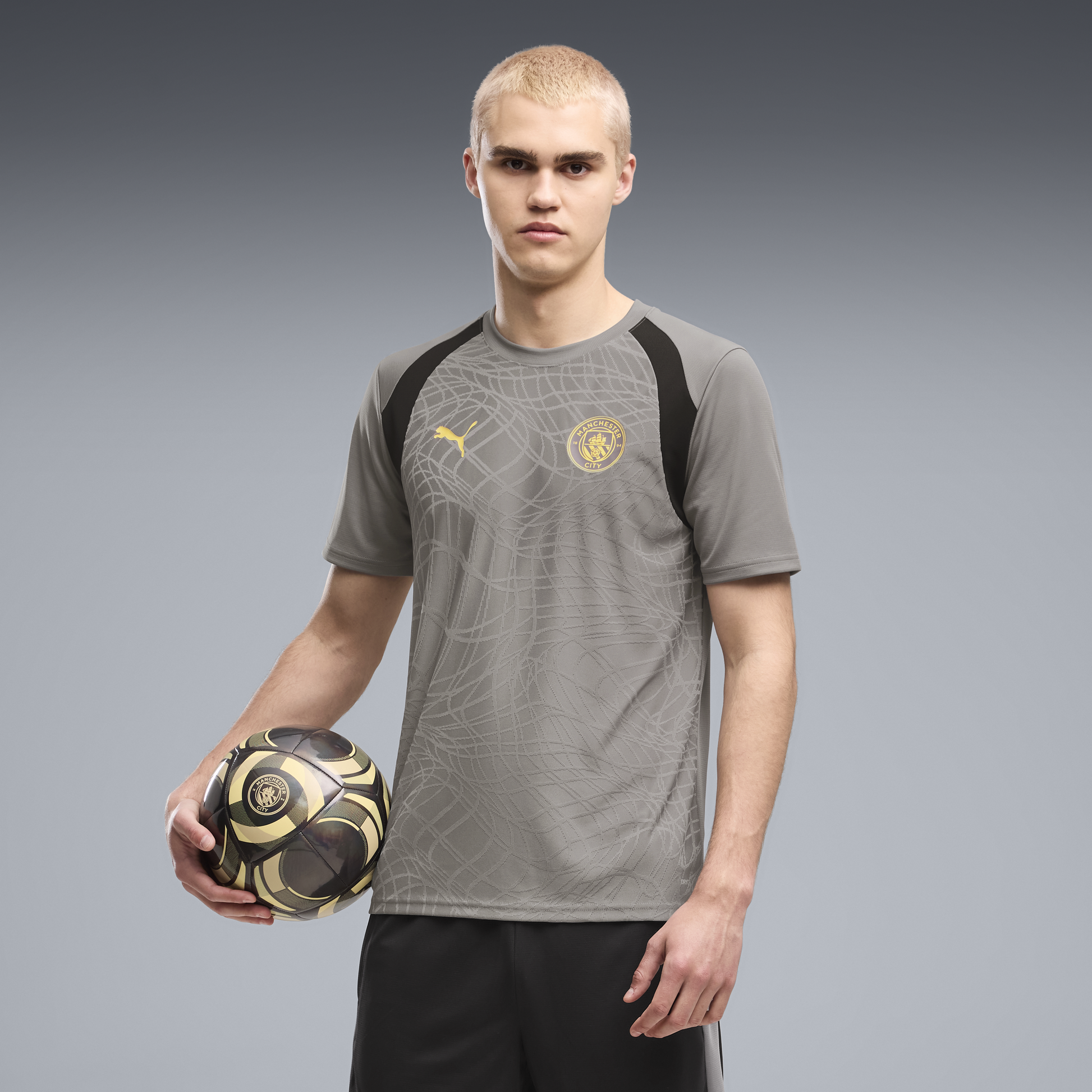 Manchester City Training Jersey 2026/27 - Cast Iron-Flaxen