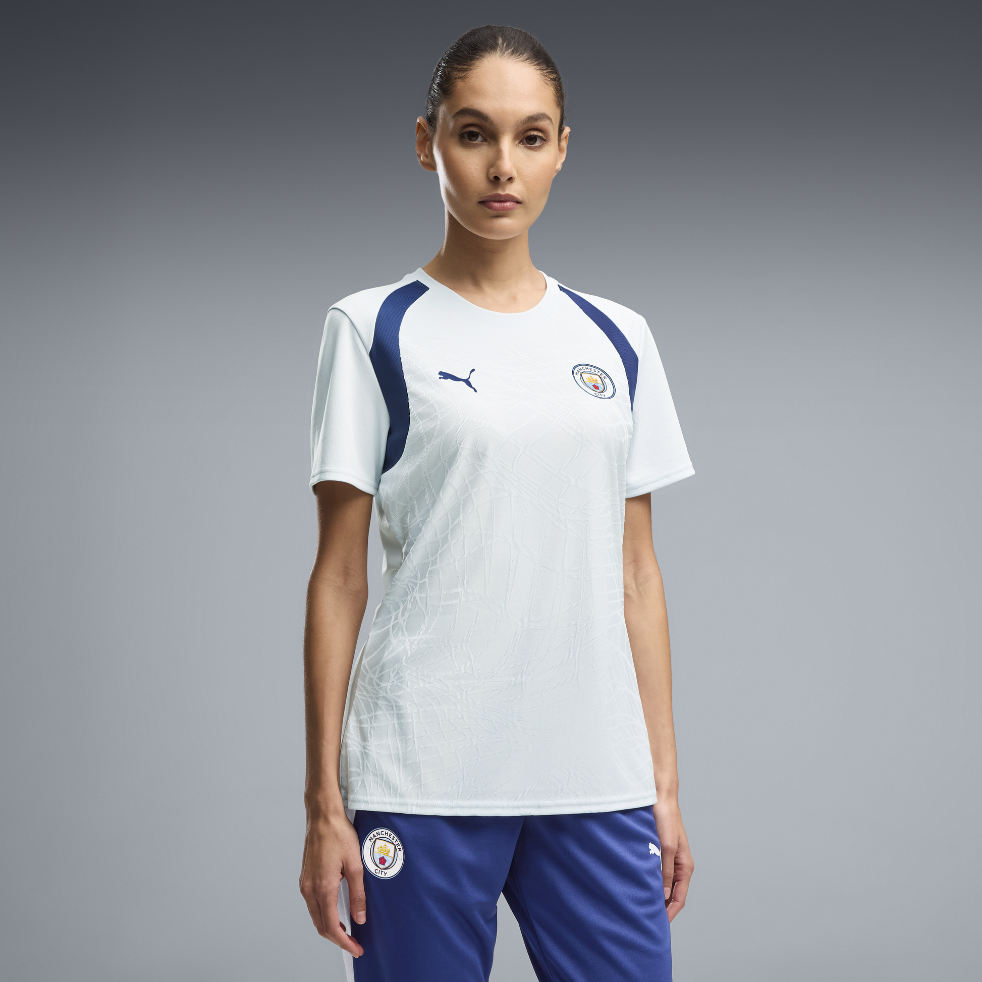 Women's Manchester City Training Jersey 2026/27 - Dewdrop-Blue Jewel