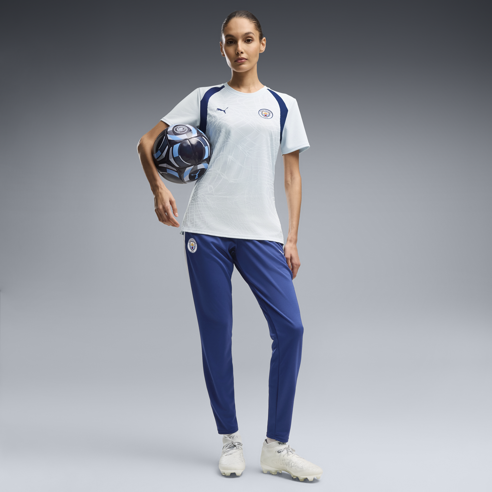 Women's Manchester City Training Jersey 2026/27 - Dewdrop-Blue Jewel