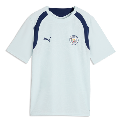 Kids' Manchester City Training Jersey 2026/27 - Dewdrop-Blue Jewel