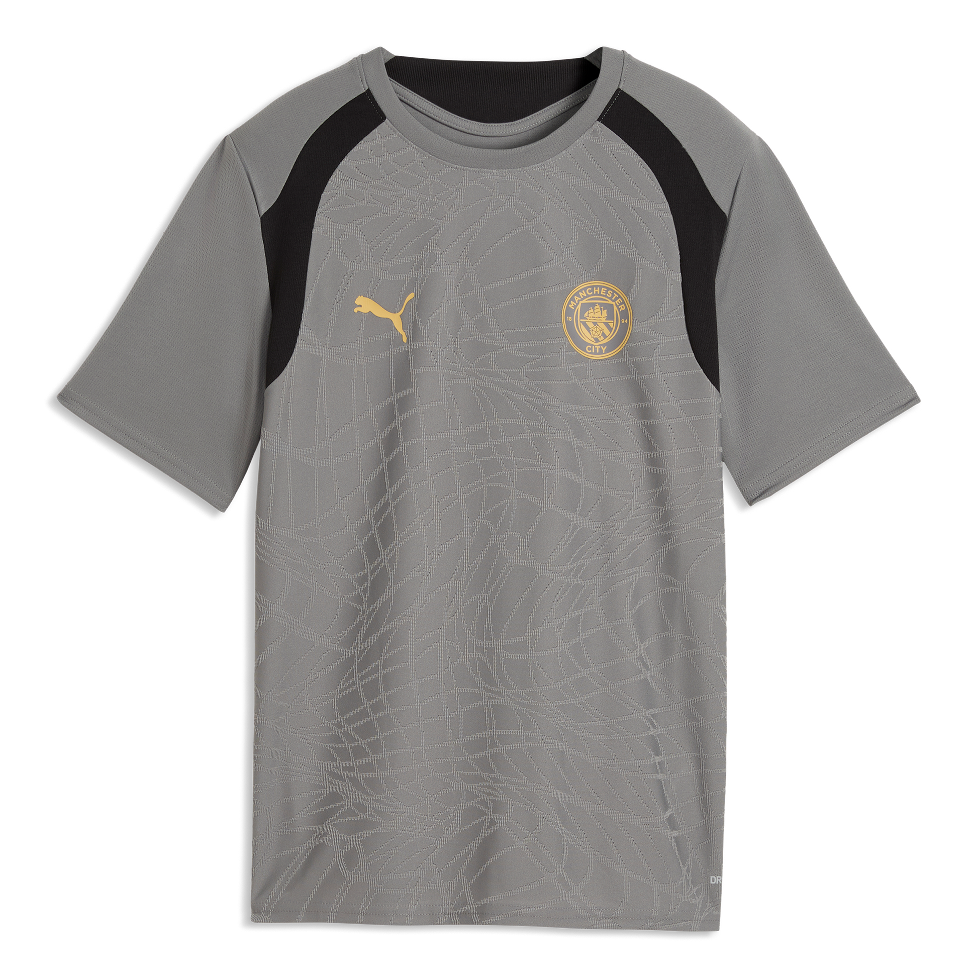 Kids' Manchester City Training Jersey 2026/27 - Cast Iron-Flaxen