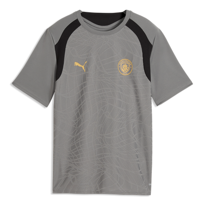 Kids' Manchester City Training Jersey 2026/27 - Cast Iron-Flaxen
