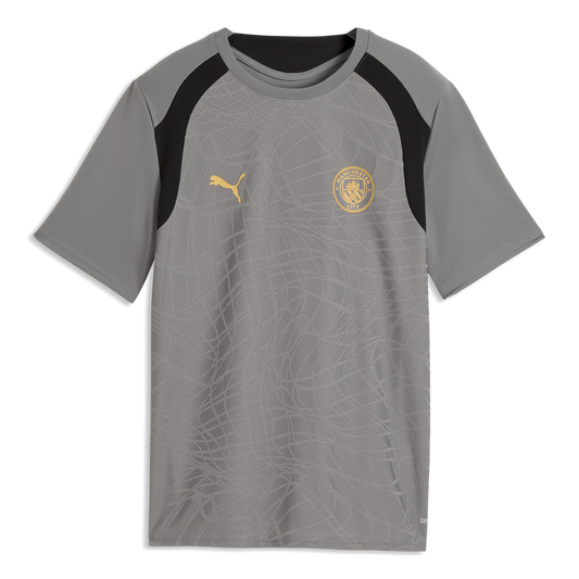 Kids' Manchester City Training Jersey 2026/27 - Cast Iron-Flaxen
