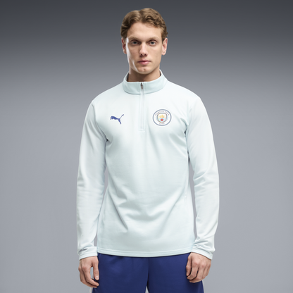 Manchester City Training Warm Top 2026/27 - Dewdrop-Blue Jewel