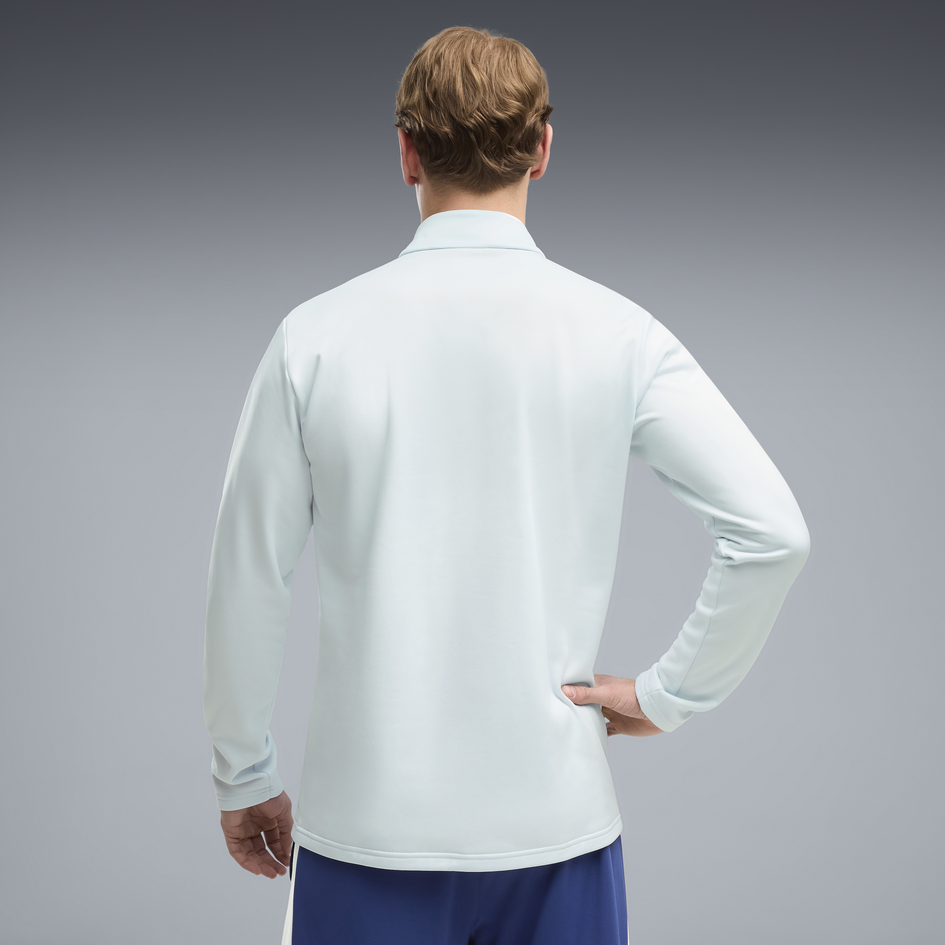 Manchester City Training Warm Top 2026/27 - Dewdrop-Blue Jewel