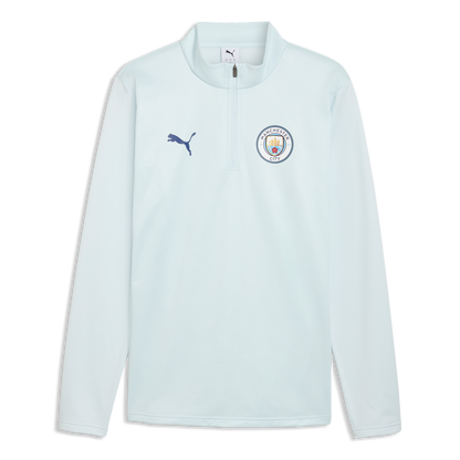 Manchester City Training Warm Top 2026/27 - Dewdrop-Blue Jewel