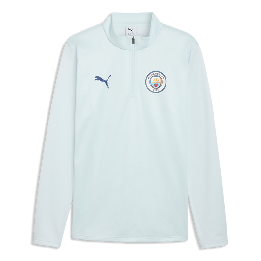 Manchester City Training Warm Top 2026/27 - Dewdrop-Blue Jewel