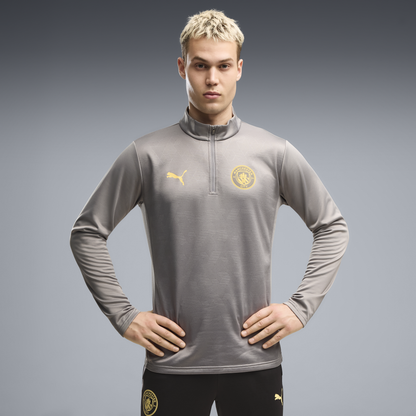 Manchester City Training Warm Top 2026/27 - Cast Iron-Flaxen