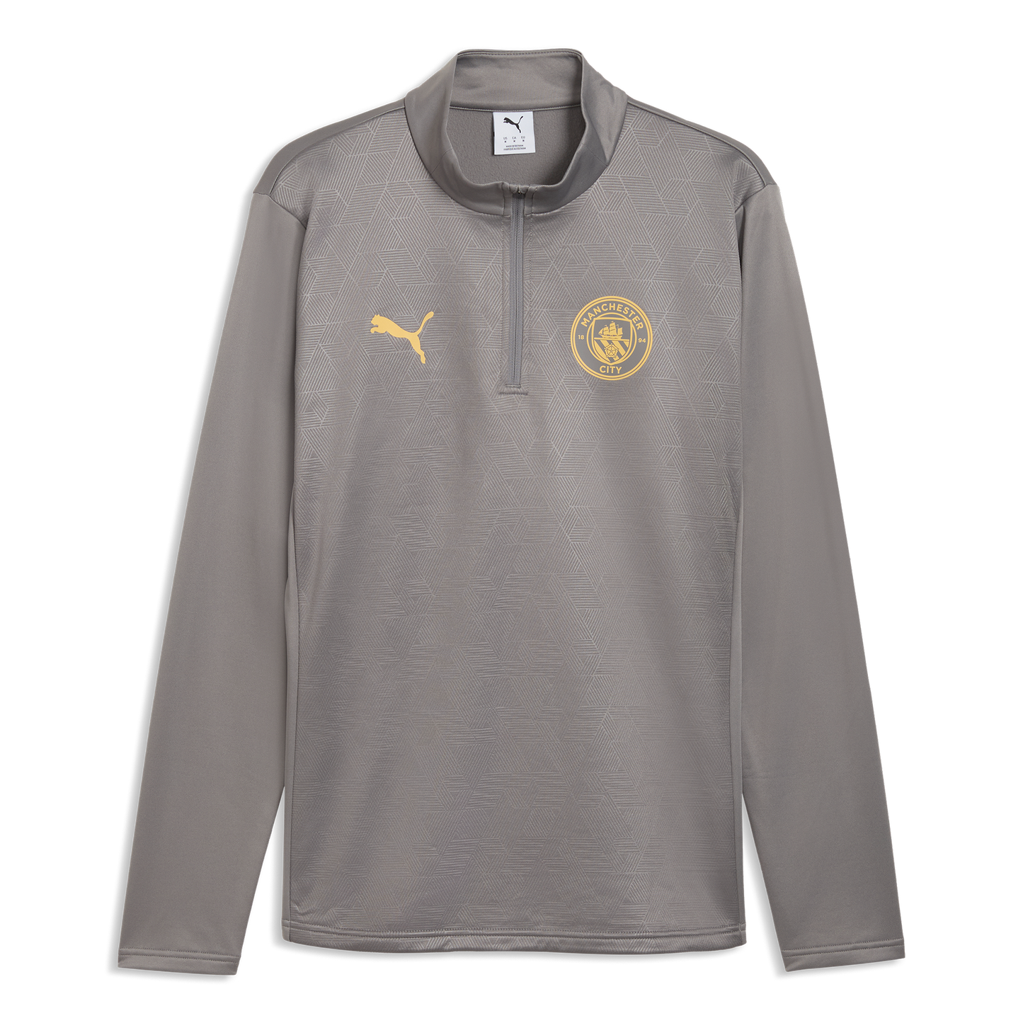 Manchester City Training Warm Top 2026/27 - Cast Iron-Flaxen