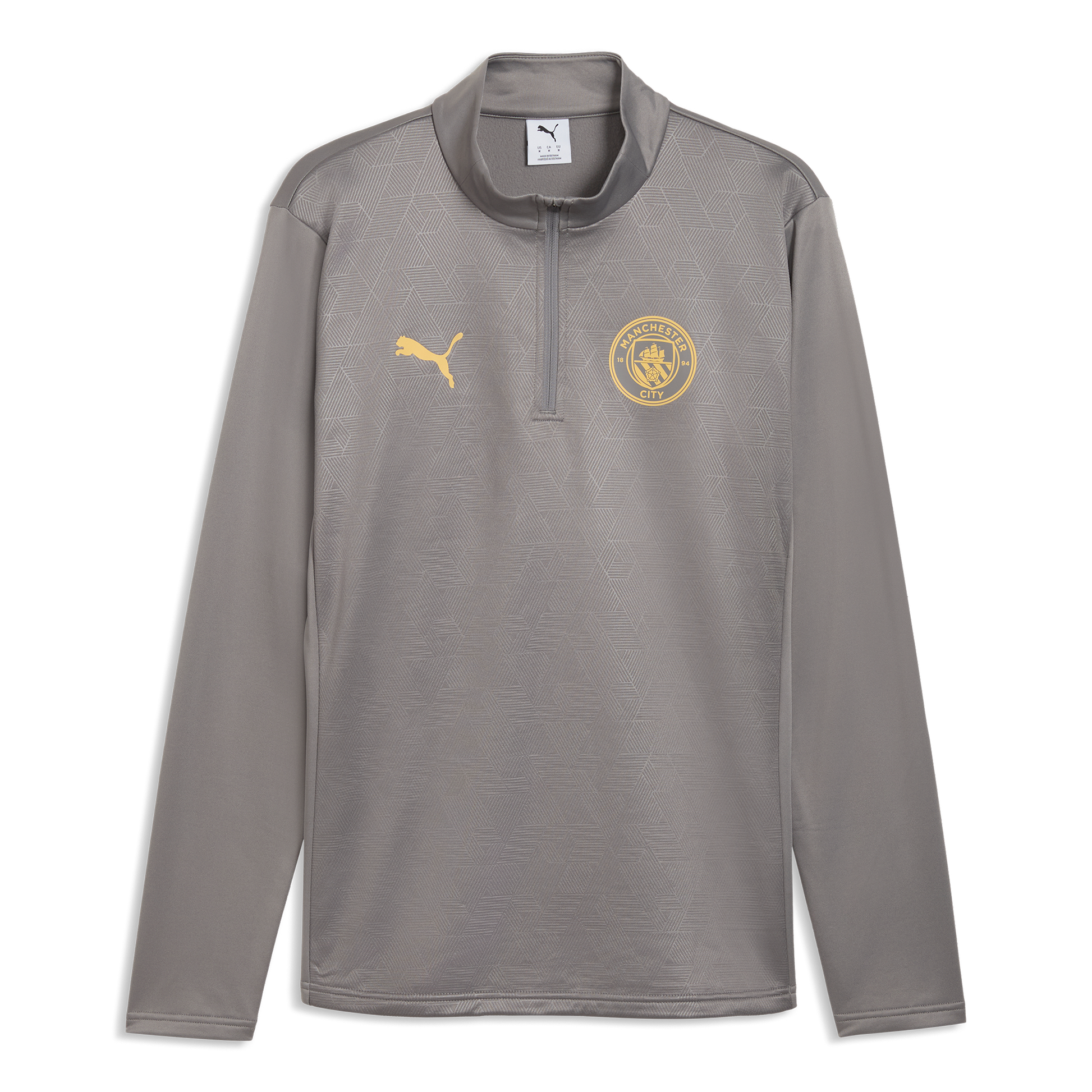 Manchester City Training Warm Top 2026/27 - Cast Iron-Flaxen