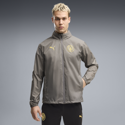 Manchester City Training All Weather Jacket 2026/27 - Cast Iron-Flaxen