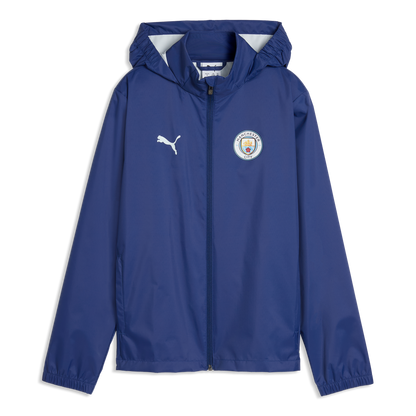 Kids' Manchester City Training All Weather Jacket 2026/27 - Blue Jewel-Dewdrop