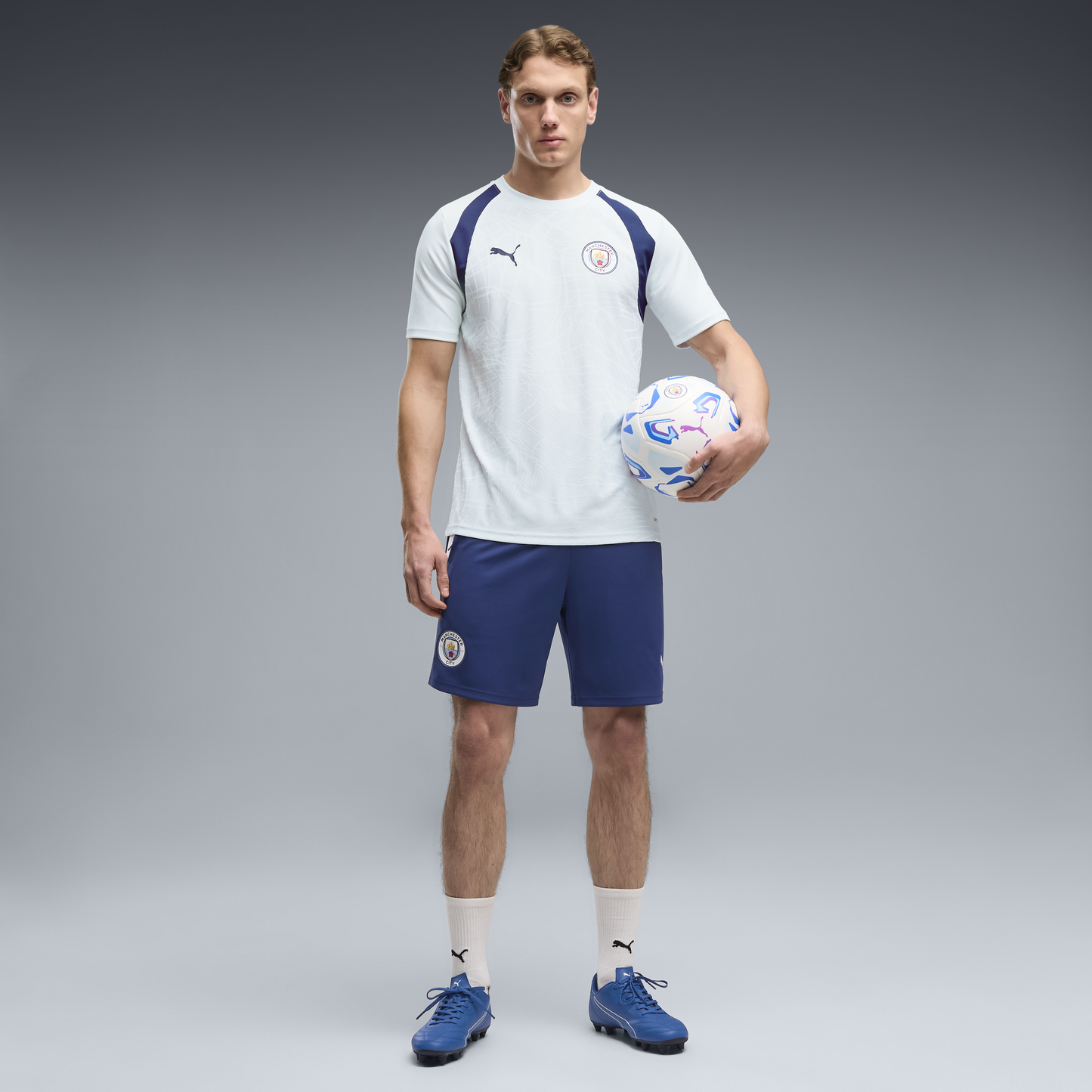 Manchester City Training Pocket Shorts 2026/27 - Blue Jewel-Dewdrop