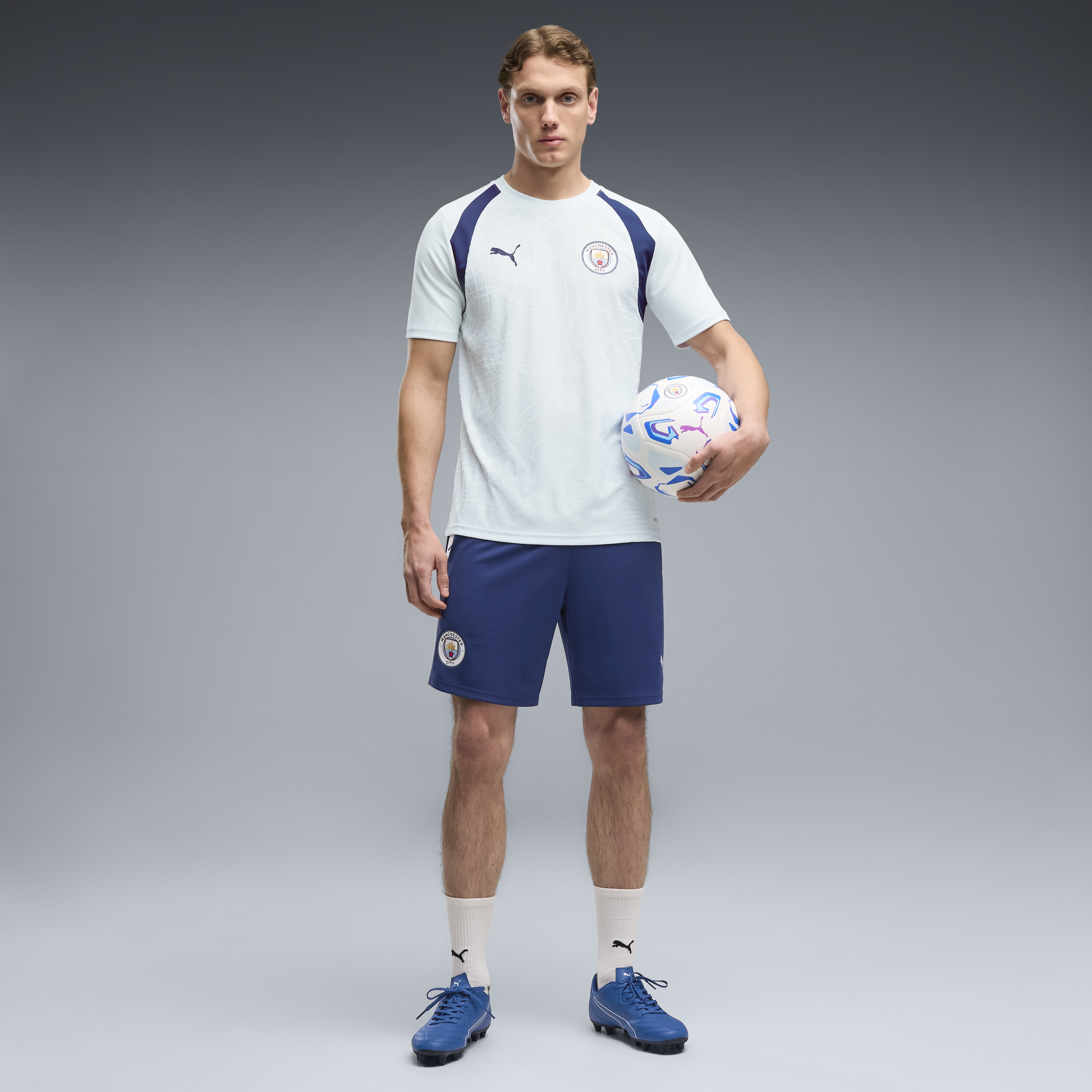 Manchester City Training Pocket Shorts 2026/27 - Blue Jewel-Dewdrop