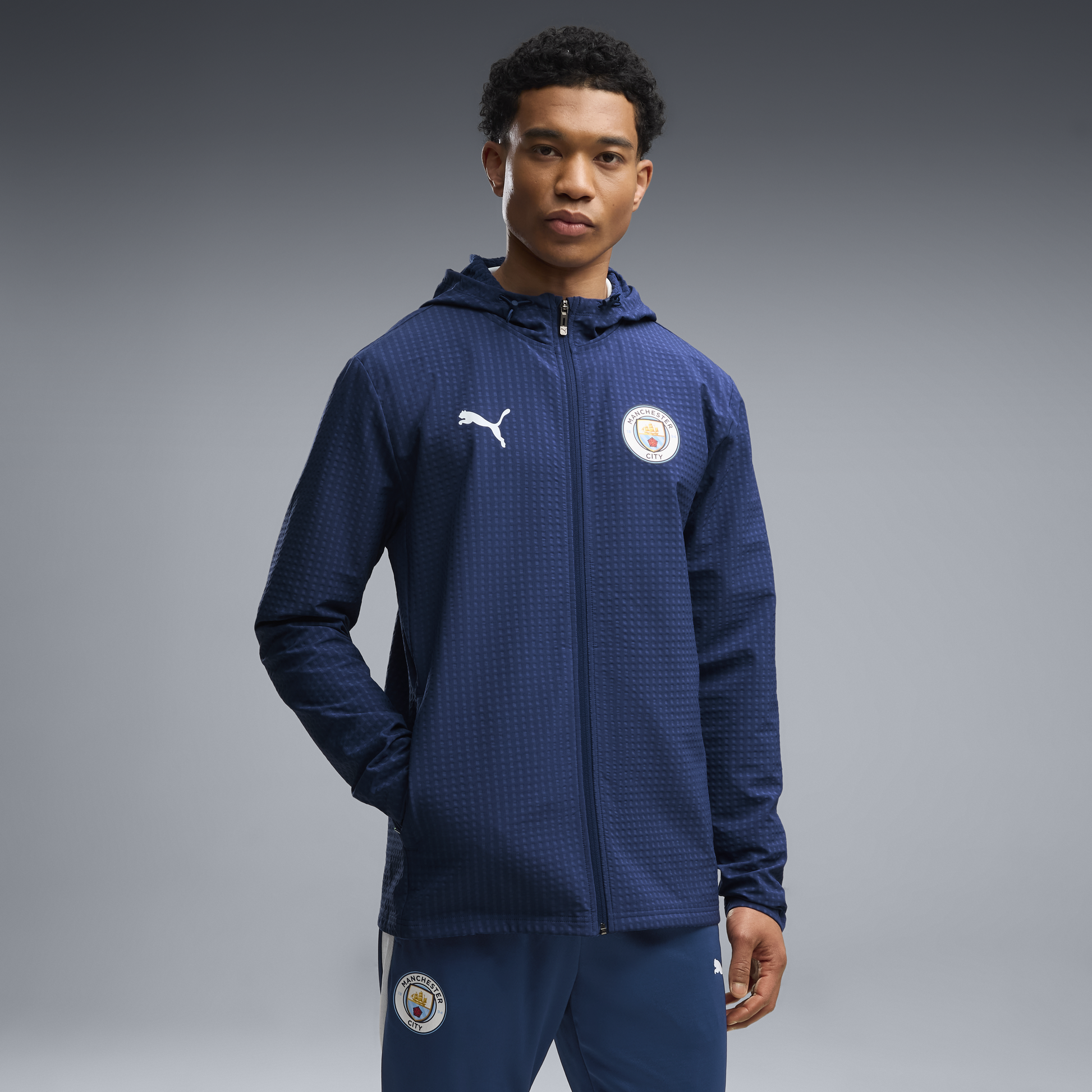Manchester City Training Softshell Jacket 2026/27 - Blue Jewel-Dewdrop