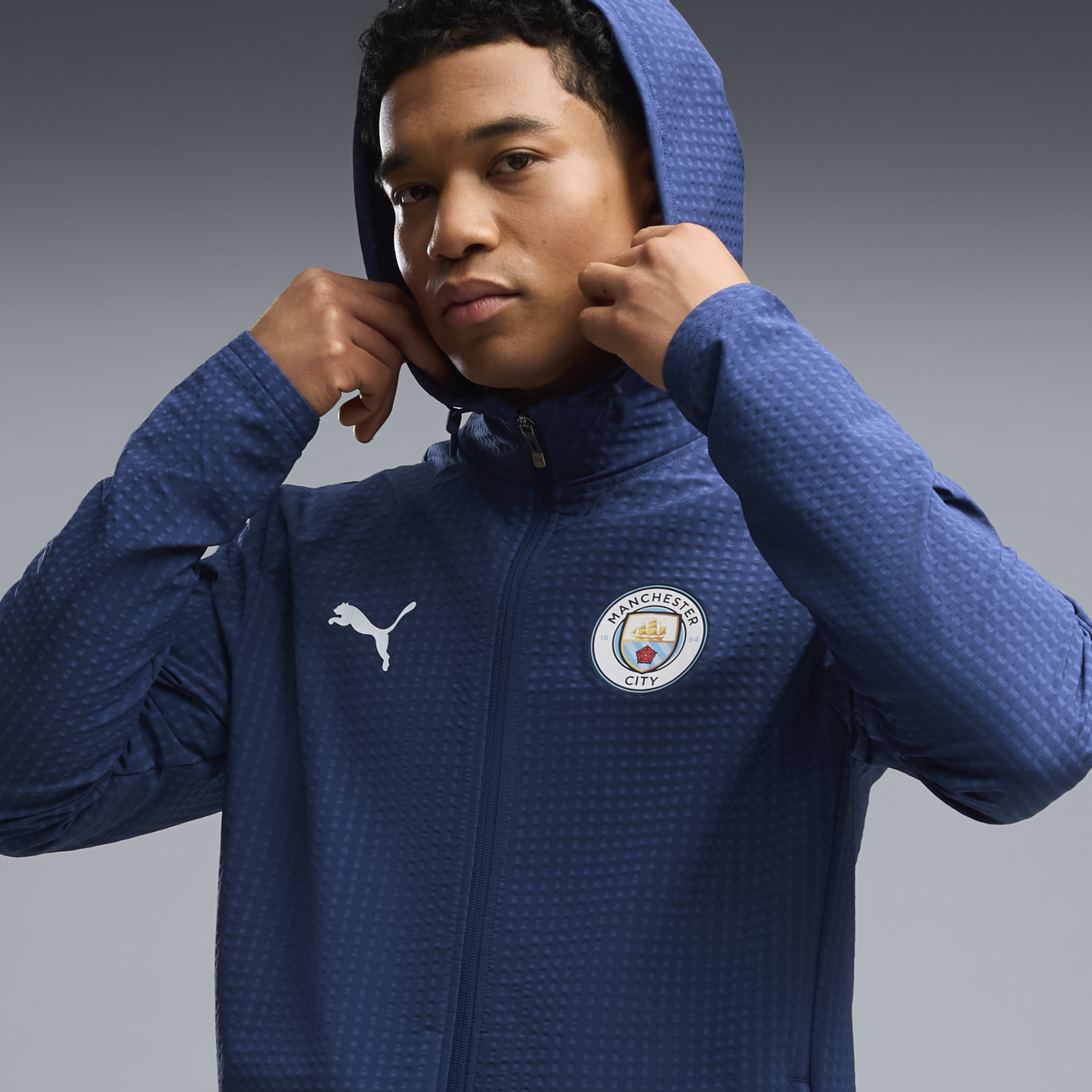 Manchester City Training Softshell Jacket 2026/27 - Blue Jewel-Dewdrop