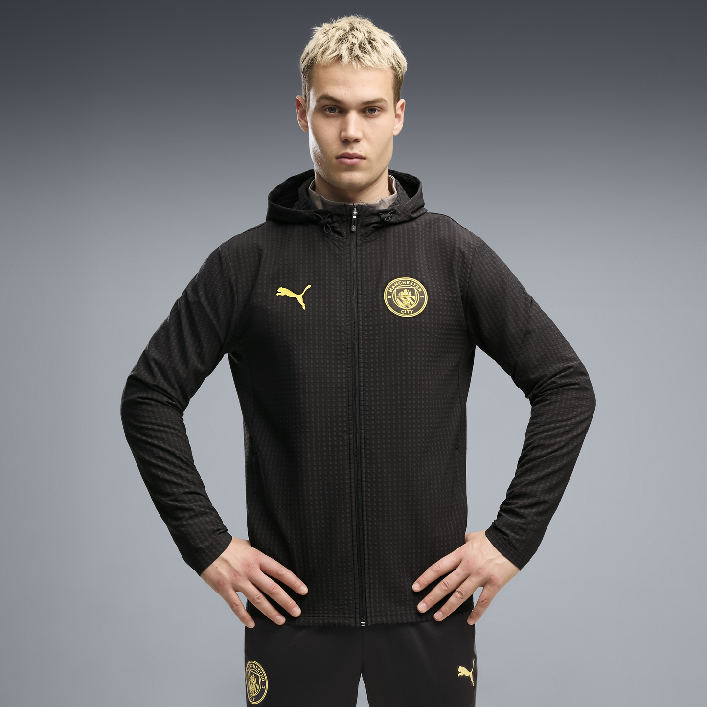 Manchester City Training Softshell Jacket 2026/27 - PUMA Black-Flaxen