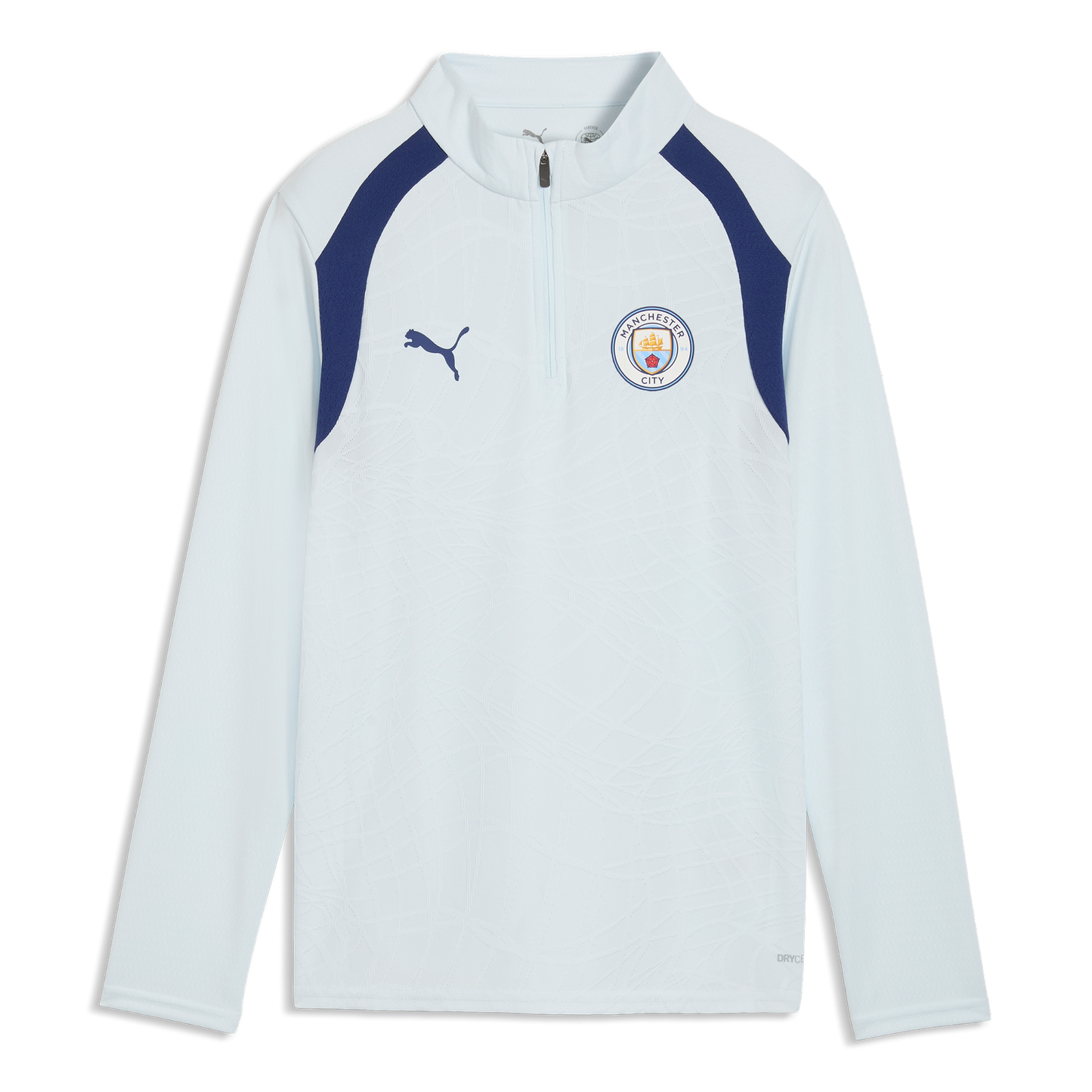 Kids' Manchester City Training 1/4 Zip Top 2026/27 - Dewdrop-Blue Jewel