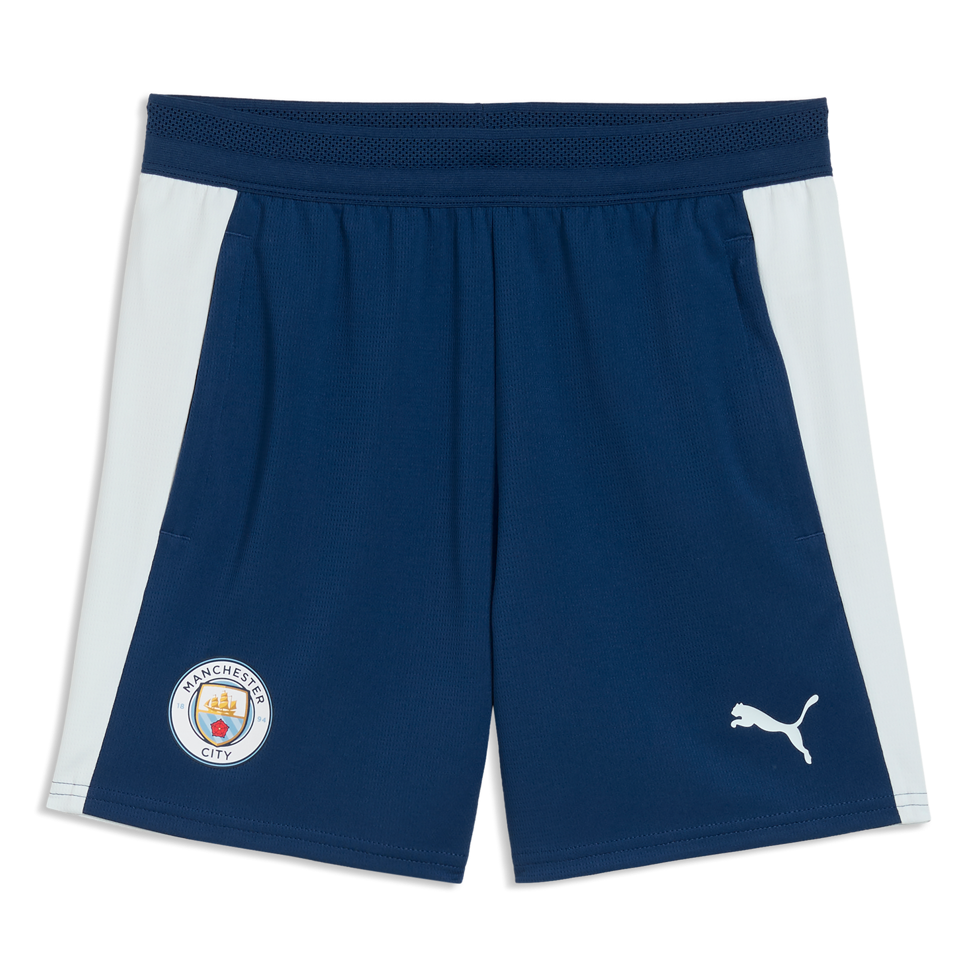 Kids' Manchester City Training Pocket Shorts 2026/27 - Blue Jewel-Dewdrop