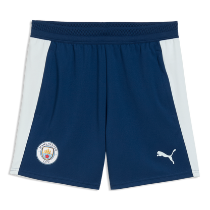 Kids' Manchester City Training Pocket Shorts 2026/27 - Blue Jewel-Dewdrop