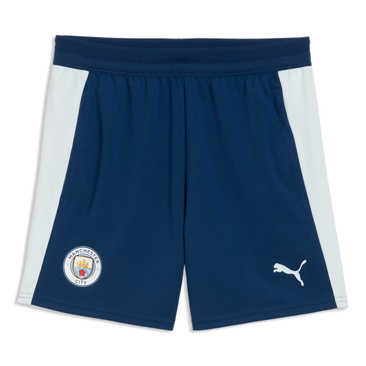 Kids' Manchester City Training Pocket Shorts 2026/27 - Blue Jewel-Dewdrop