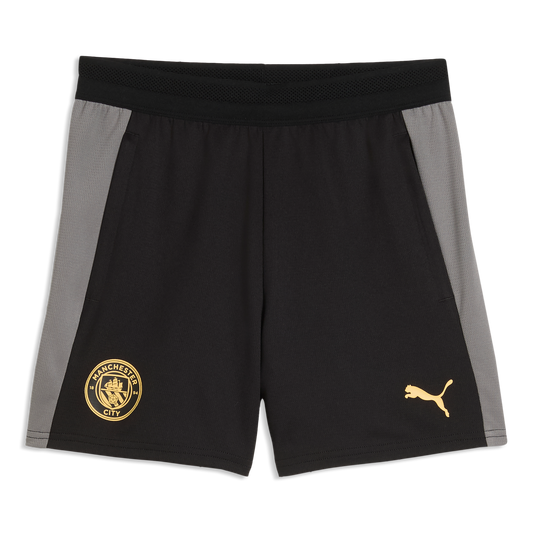 Kids' Manchester City Training Pocket Shorts 2026/27 - PUMA Black-Cast Iron