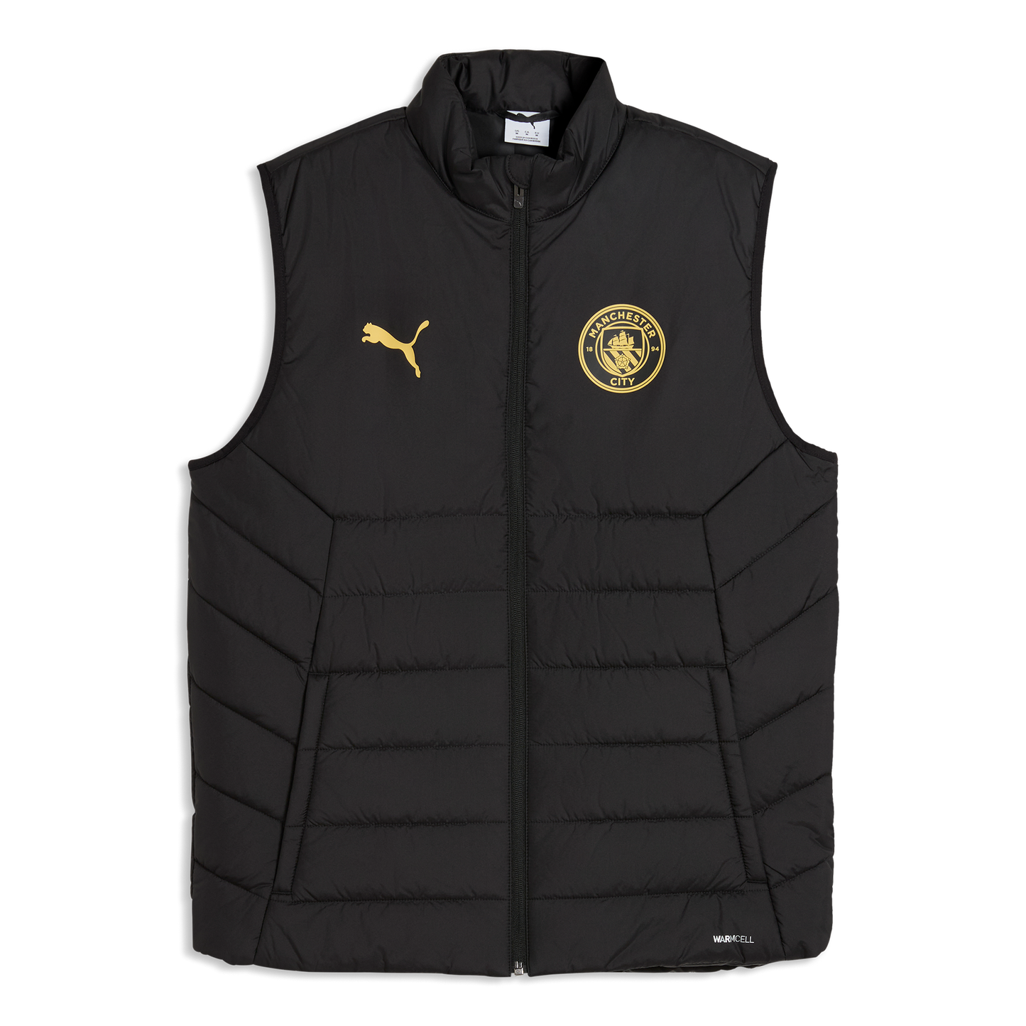 Manchester City Training Gilet 2026/27 - PUMA Black-Flaxen