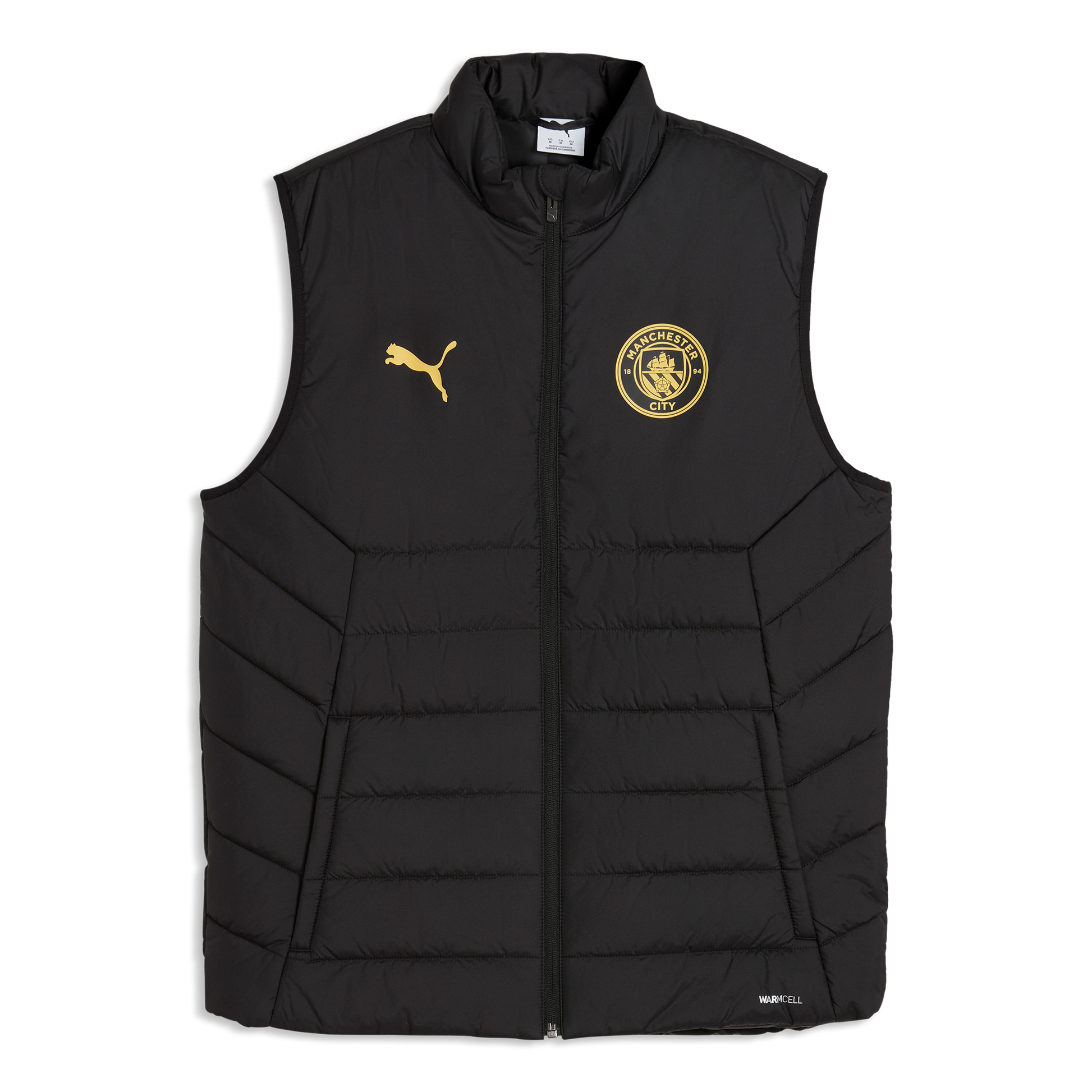 Manchester City Training Gilet 2026/27 - PUMA Black-Flaxen