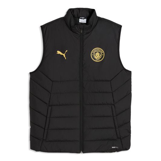 Manchester City Training Gilet 2026/27 - PUMA Black-Flaxen