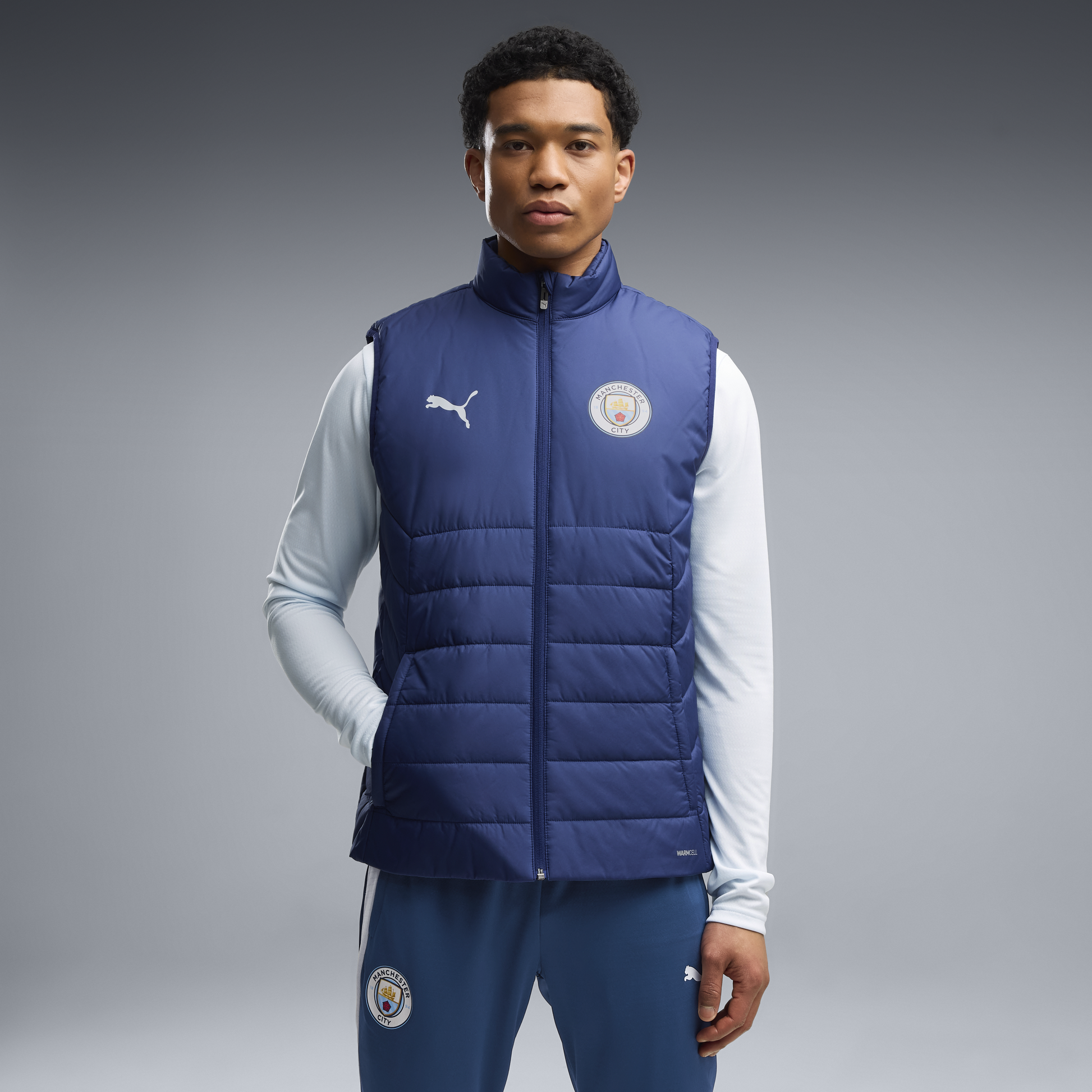 Manchester City Training Gilet 2026/27 - Blue Jewel-Dewdrop