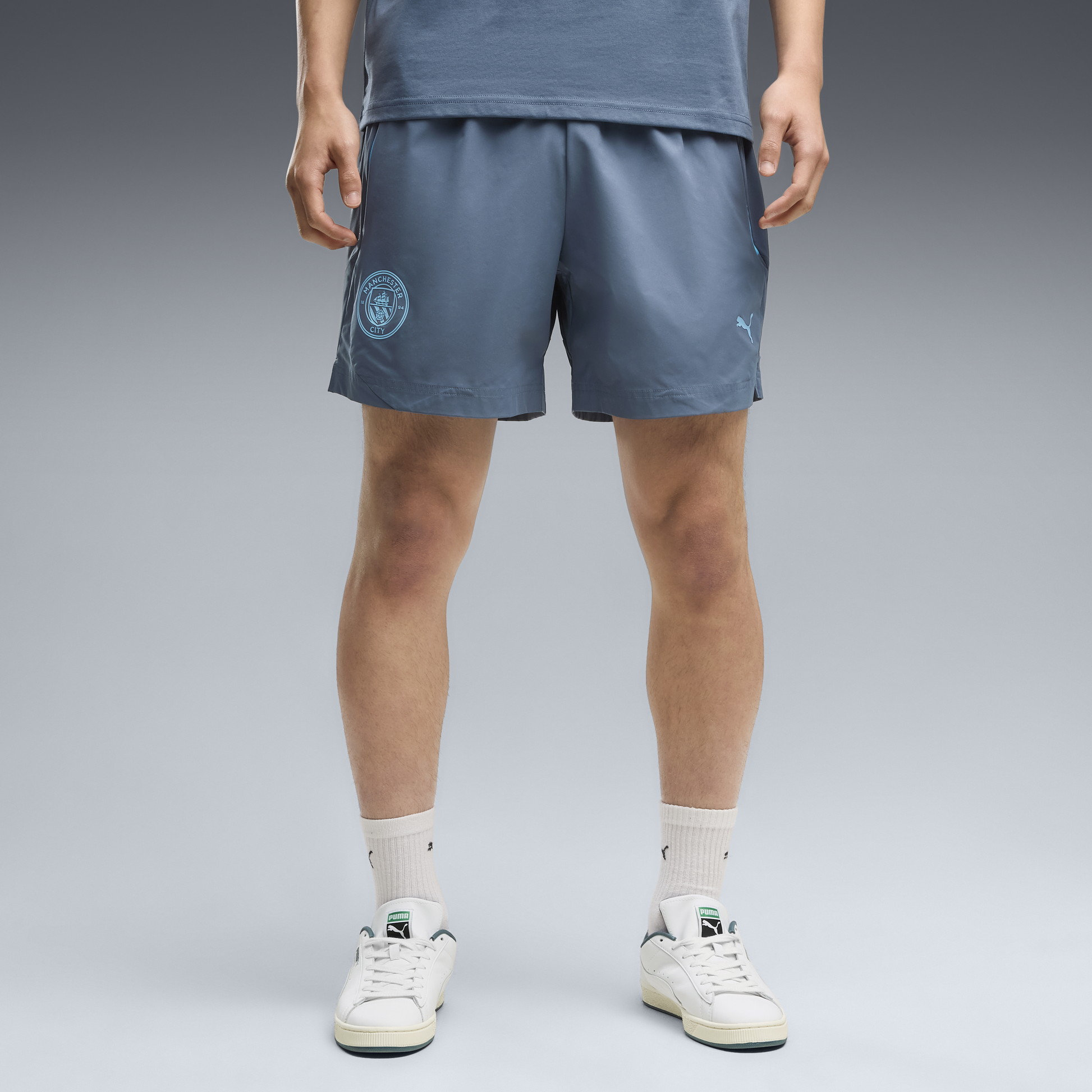 Manchester City PUMATECH Woven Shorts 2026/27 - Evening Sky-Luminous Blue