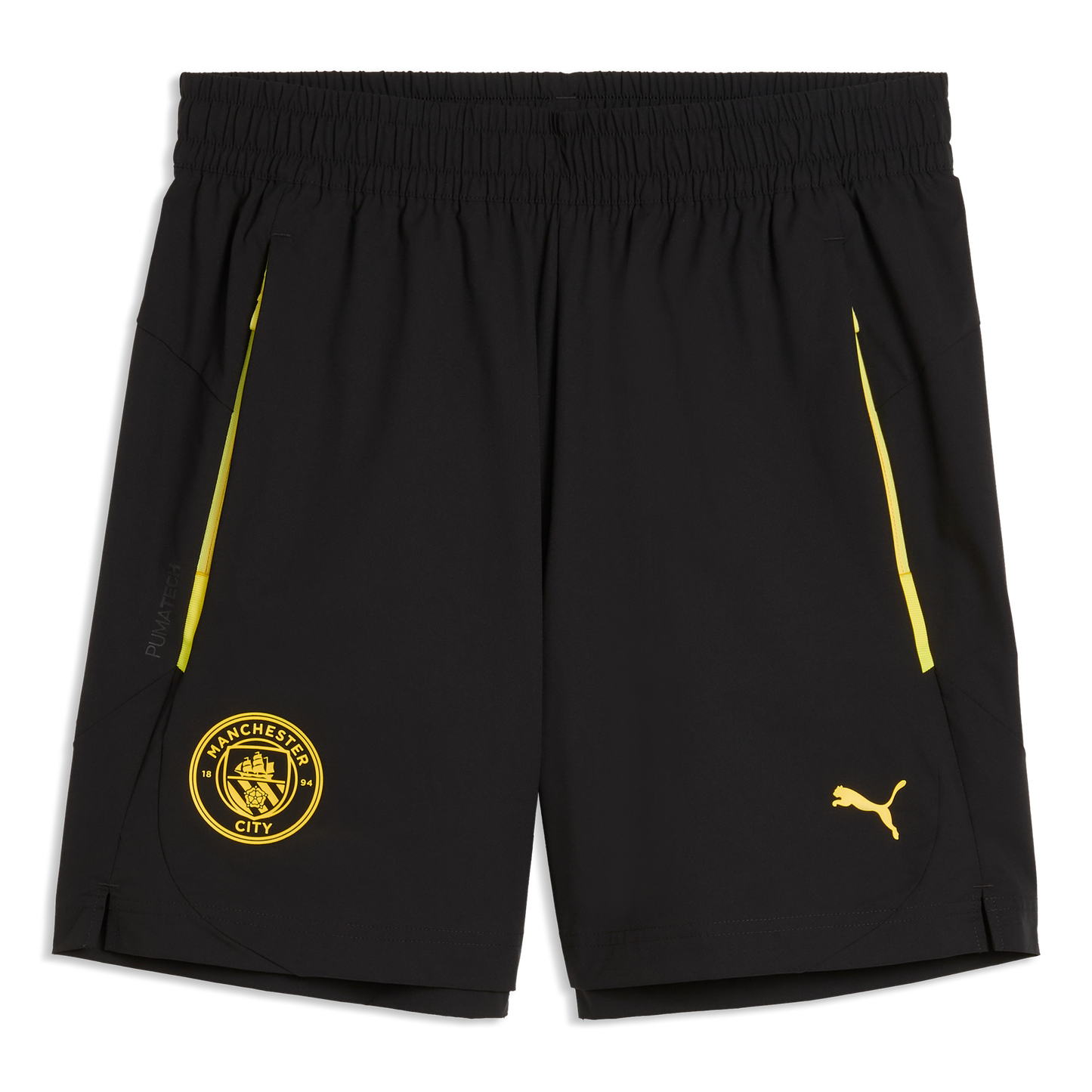 Manchester City PUMATECH Woven Shorts 2026/27 - PUMA Black-Yellow Blaze