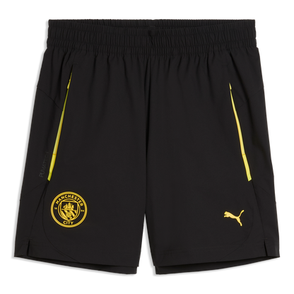 Manchester City PUMATECH Woven Shorts 2026/27 - PUMA Black-Yellow Blaze
