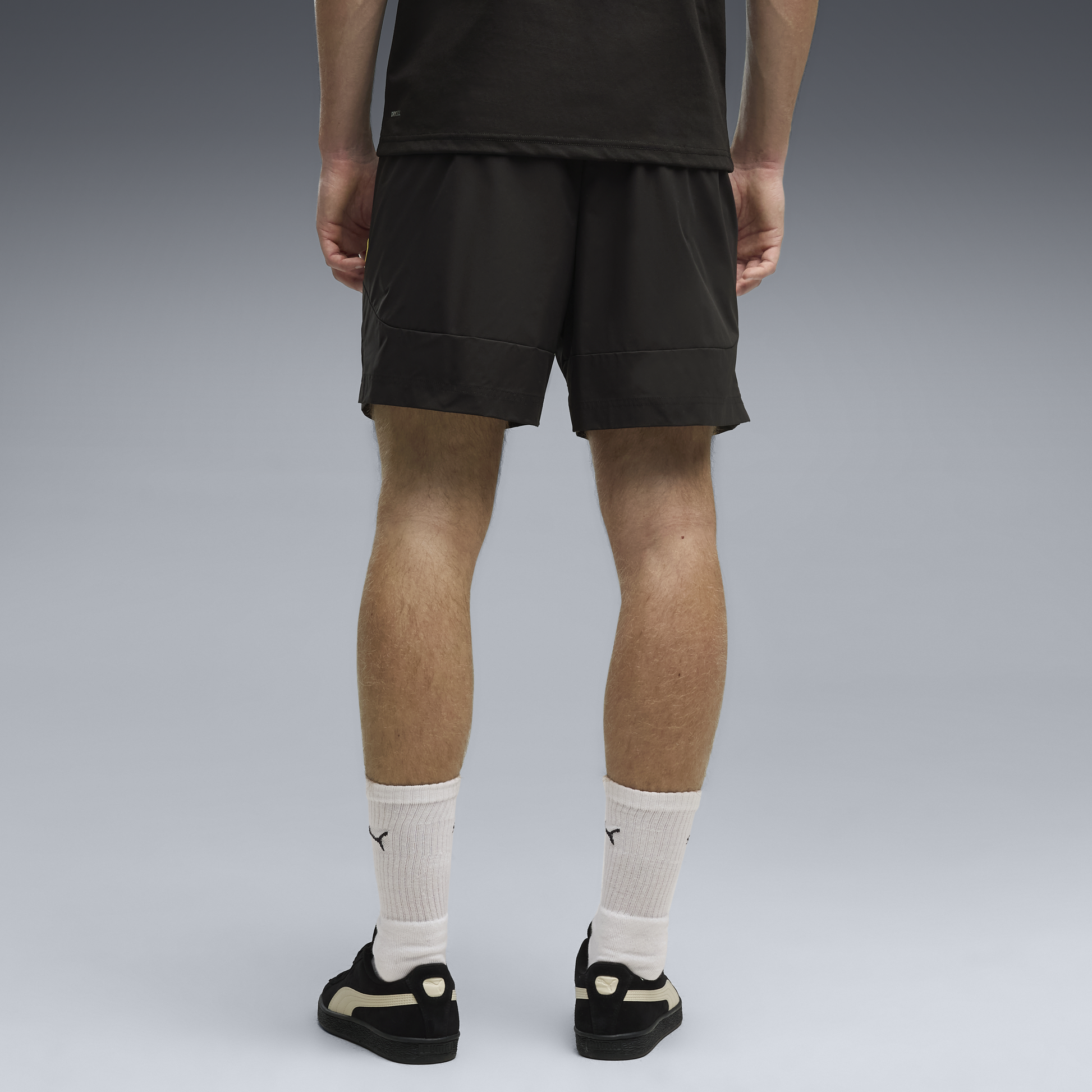 Manchester City PUMATECH Woven Shorts 2026/27 - PUMA Black-Yellow Blaze