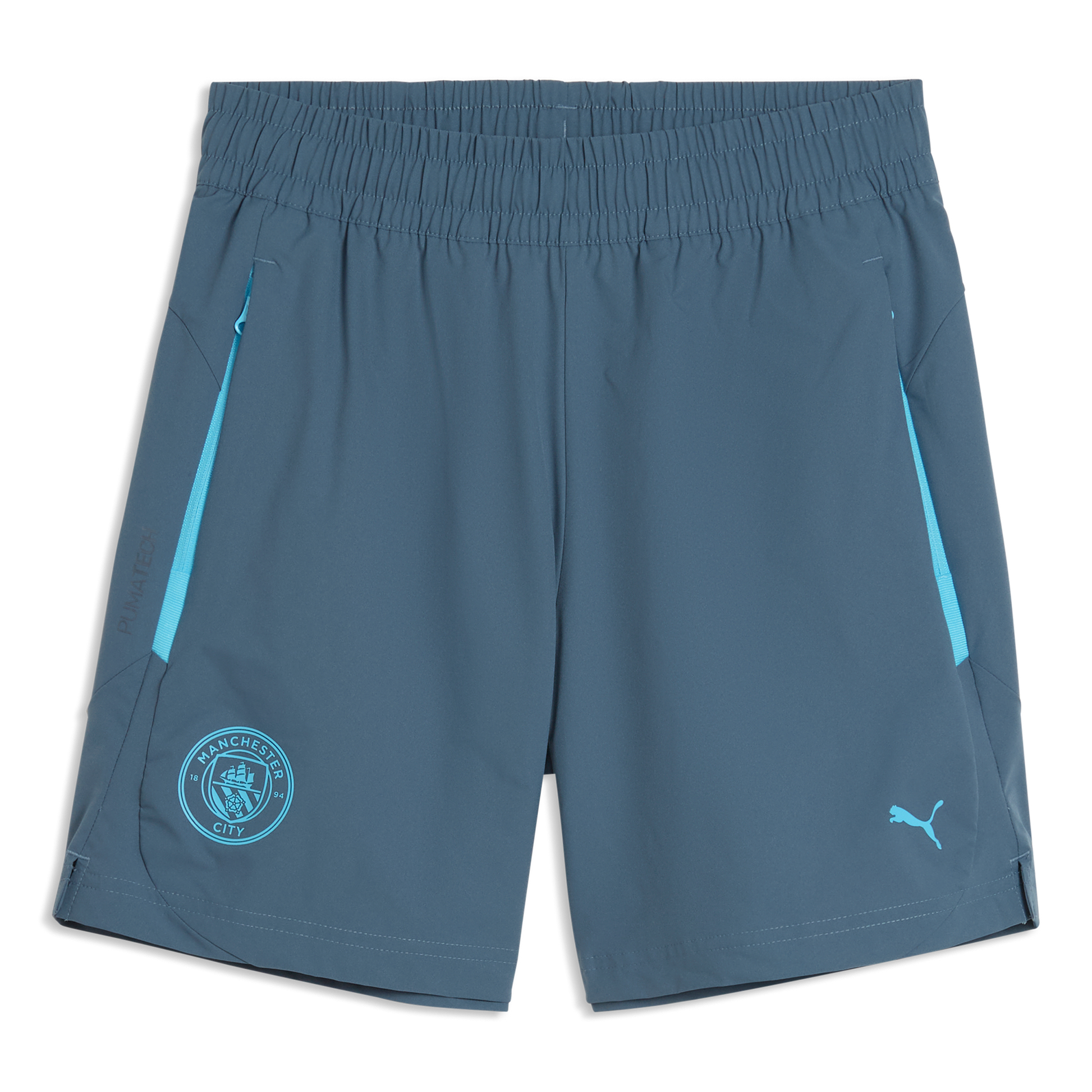 Kids' Manchester City PUMATECH Woven Shorts 2026/27 - Evening Sky-Luminous Blue
