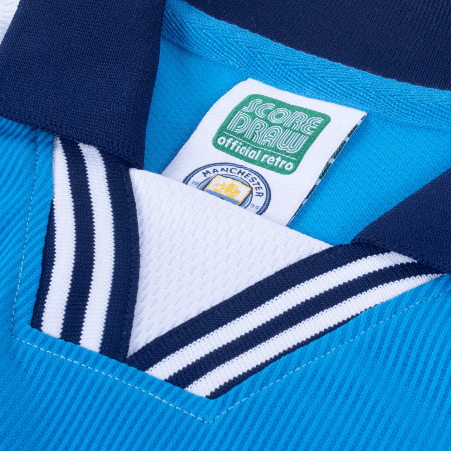 Kids' Manchester City 2000 Home Retro Shirt