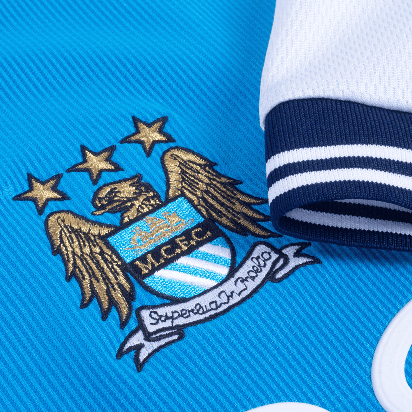 Kids' Manchester City 2000 Home Retro Shirt