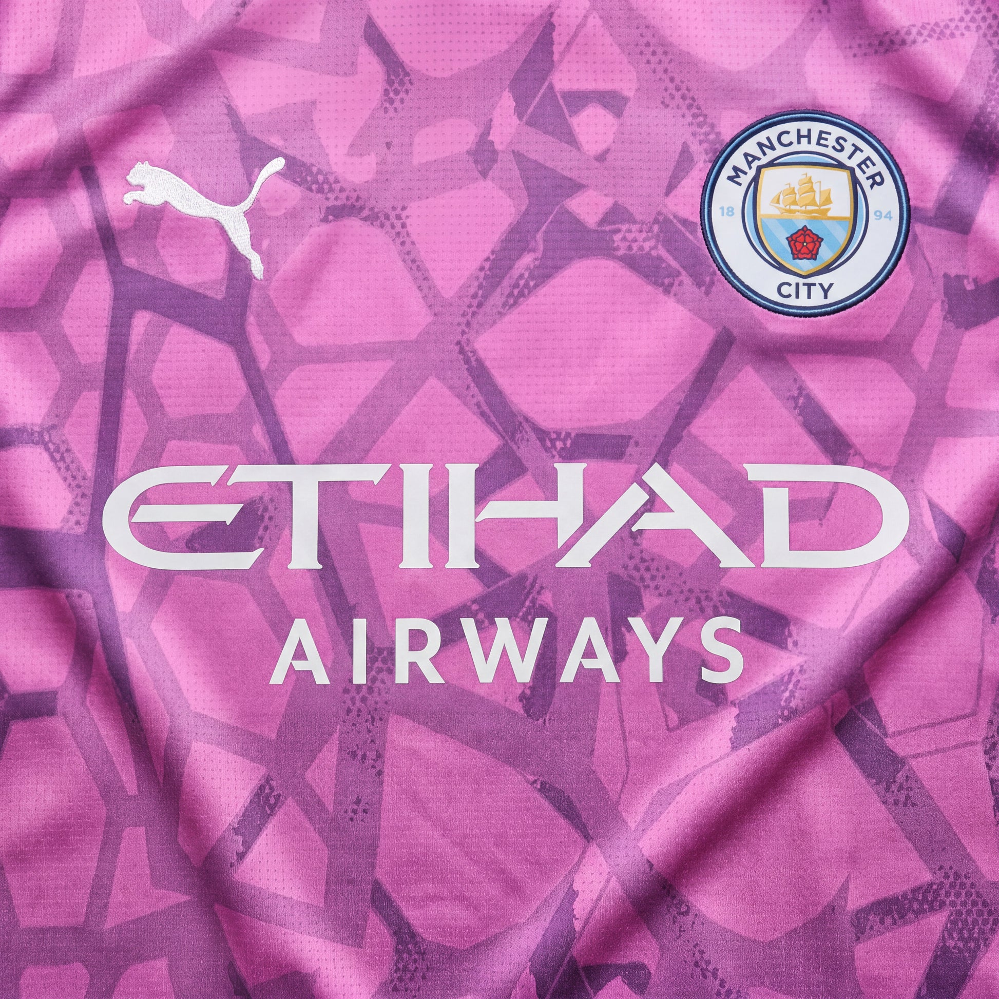 Manchester City Goalkeeper Jersey 2026/27 With YAMASHITA 31 Printing - Electric Orchid-PUMA White