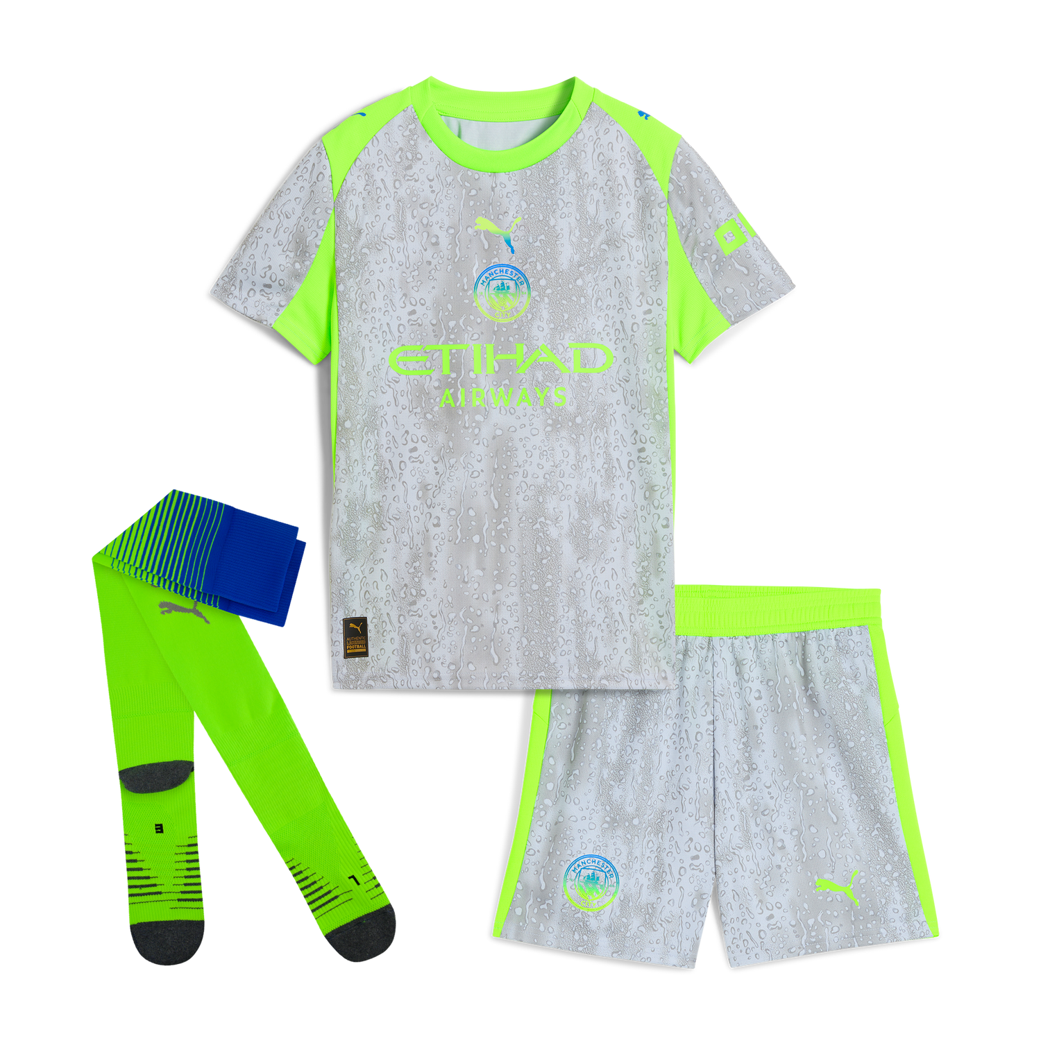 Kids' Manchester City Full Third Kit 25/26