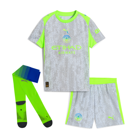Kids' Manchester City Full Third Kit 25/26